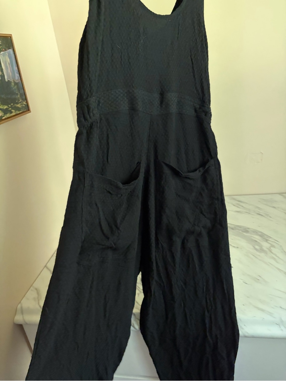 Reformation Black Button-Front Jumpsuit - Picture 5 of 7